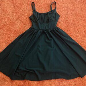 Vixen by  Micheline Pitt Forst Green Ingenue Rare Color No Belt EUC Size Large